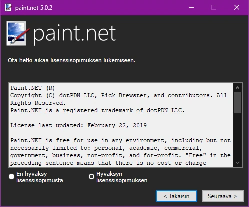 paint.net lisenssi