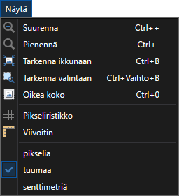 Näytä valikko